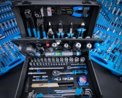 Vložky pre nástrčné kľúče a kufor na náradie