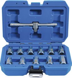 Univerzální sada servisních klíčů pro olejové výpusti | 12dílná