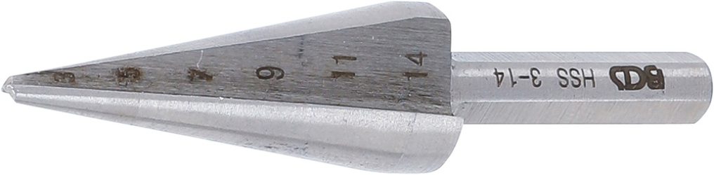 Loupací vrták na plech s vysokým výkonem | velikost 1 | 3 - 14 mm