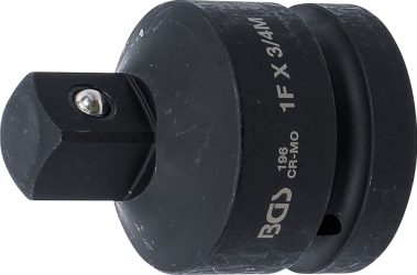 Silový nástrčný ořech | vnitřní čtyřhran 25 mm (1") - vnější čtyřhran 20 mm (3/4")