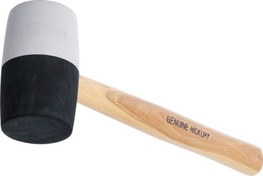 Gumová palička | násada Hickory | černobílá hlava | Ø 63 mm | 840 g