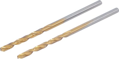 Sada spirálových vrtáků | HSS-G | s titanovým povrchem | 2