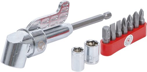 Sada úhlových šroubovacích nástavců pro vrtačky | 10dílná