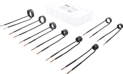 Sada indukčních cívek pro indukční ohřev | 90° zahnutá | pro BGS 2169