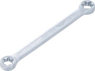 Oboustranný očkový klíč s očkovými hlavami E-profil | E20 x E24