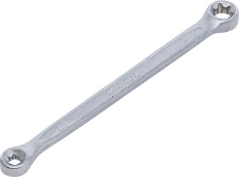 Oboustranný očkový klíč s očkovými hlavami E-profil | E7 x E11