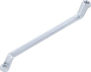 Oboustranný očkový klíč s očkovými hlavami E-profil | E10 x E12