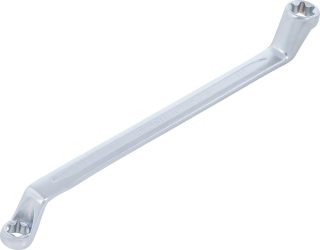 Oboustranný očkový klíč s očkovými hlavami E-profil | E14 x E18