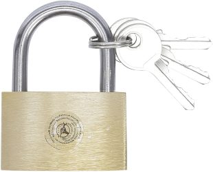 Mosazný visací zámek | 40 mm