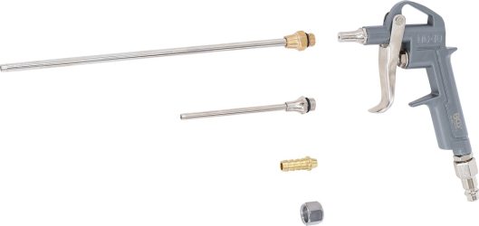 Pneumatická ofukovací pistole | hliníkový tlakový odlitek | s 3 tryskami