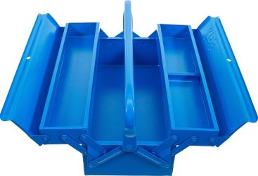 Kovová skříňka na nářadí | prázdná | 420 x 200 x 150 mm | 3 přihrádek