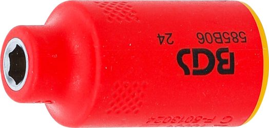 VDE nástrčná hlavice šestihranná | 10 mm (3/8") | 6 mm