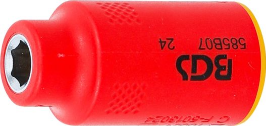 VDE nástrčná hlavice šestihranná | 10 mm (3/8") | 7 mm