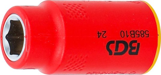 VDE nástrčná hlavice šestihranná | 10 mm (3/8") | 10 mm