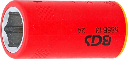 VDE nástrčná hlavice šestihranná | 10 mm (3/8") | 13 mm