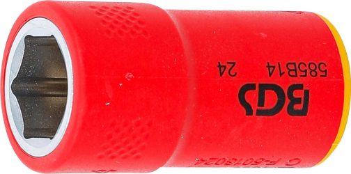 VDE nástrčná hlavice šestihranná | 10 mm (3/8") | 14 mm