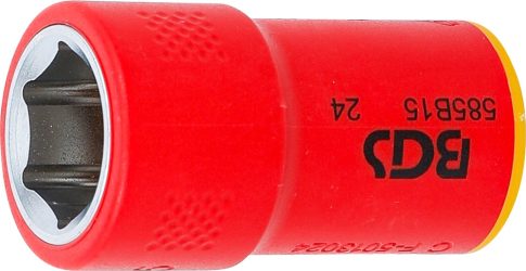 VDE nástrčná hlavice šestihranná | 10 mm (3/8") | 15 mm