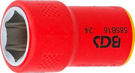 VDE nástrčná hlavice šestihranná | 10 mm (3/8") | 16 mm