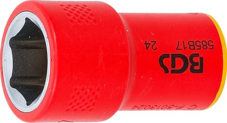 VDE nástrčná hlavice šestihranná | 10 mm (3/8") | 17 mm