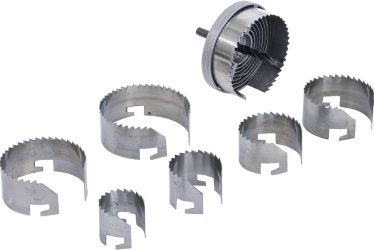 Sada vykružovací pily | Ø 26 - 63 mm | hloubka 25 mm | 7dílná