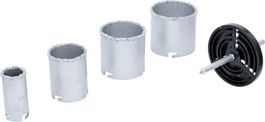 Sada vidiových vykružovacích vrtáků | 33 - 73 mm | 6dílná