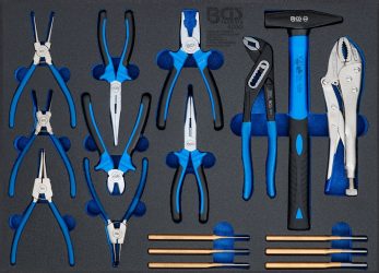 Vložka do dílenského vozíku 3/3: sada kladiv