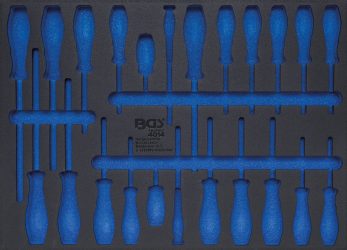 Vložka do dílenského vozíku 3/3 | prázdná | pro BGS 4014