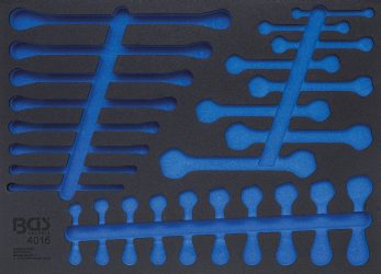 Vložka do dílenského vozíku 3/3 | prázdná | pro BGS 4016