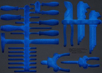 Vložka do dílenského vozíku 3/3 | prázdná | pro BGS 4038