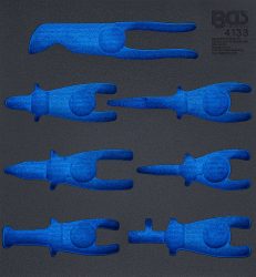 Vložka do dílenského vozíku 2/3 | prázdná | pro BGS 4133