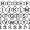 Razidlá – písmená a čísla