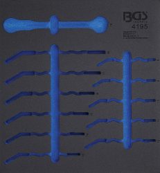 Vložka do dílenského vozíku 2/3 | prázdná | pro BGS 4195