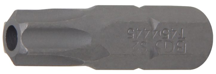 Bit | Délka 30 mm | pohon vnější šestihran 8 mm (5/16") | T-profil (pro Torx) s otvorem T45