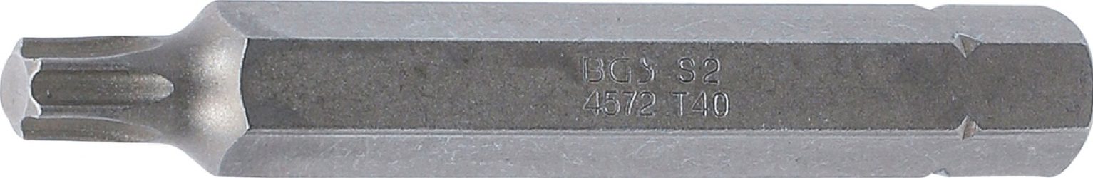 Bit | Délka 75 mm | pohon vnější šestihran 10 mm (3/8") | T-profil (pro Torx) T40