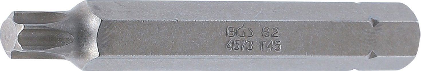 Bit | Délka 75 mm | pohon vnější šestihran 10 mm (3/8") | T-profil (pro Torx) T45