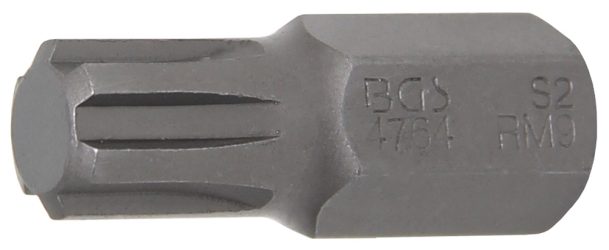 Bit | Délka 30 mm | pohon vnější šestihran 10 mm (3/8") | klínový profil (pro RIBE) M9