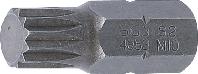 Bit | Délka 30 mm | pohon vnější šestihran 10 mm (3/8") | vnitřní tisícihran (pro XZN) M10
