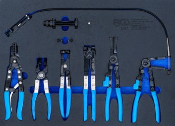 Vložka do dílenského vozíku 3/3: Sada kleští na hadicové spony