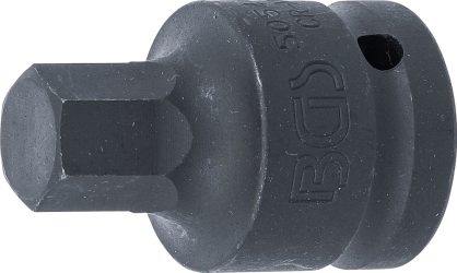 Silová nástrčná hlavice | délka 55 mm | 20 mm (3/4") | vnitřní šestihran 17 mm