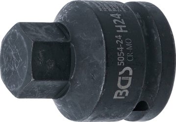 Silová nástrčná hlavice | délka 55 mm | 20 mm (3/4") | vnitřní šestihran 24 mm