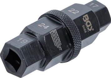 Speciální hlavice pro motocykly | 10 mm (3/8") | 17 - 19 - 22 - 24 mm