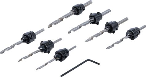 Sada záhlubníků | 8dílná