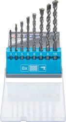 Sada vrtáků do kamene | 3 - 10 mm | 8dílná