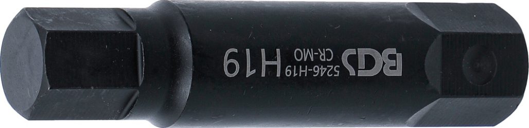 Bit | Délka 100 mm | pohon vnější šestihran 22 mm | vnitřní šestihran 19 mm