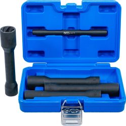 Sada nástrčných hlavic se spirálovým profilem / šroubovák