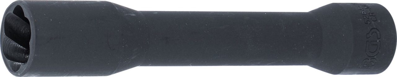 Nástrčná hlavice se spirálovým profilem / šroubovák