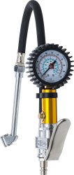Sada pro huštění pneumatik s manometrem | 0 - 15 barů