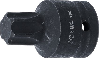 Silová nástrčná hlavice | délka 60 mm | 20 mm (3/4") | T-profil (pro Torx) T90