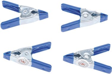 Sada malých kovových pomocných svěrek | 50 mm | 4dílná