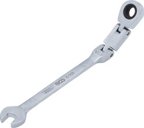 Ráčnový očkoplochý klíč s dvojitým kloubem | kloubový | 8 mm